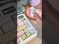 sweet dango dream kiiboom keycaps set | unboxing asmr sound typing test with phantom 81 lite #shorts