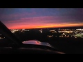 Landing at smyrna with a beautiful sunset