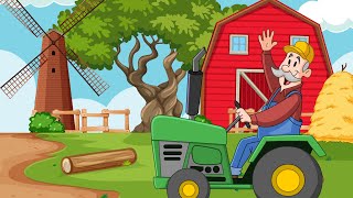 🚜 A Day on the Farm 🐄 | Story Time for Kids | Kids Story In English