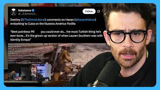HASAN reacts to DESTINY malding over him possibly embarking to CUBA on a FLOTILLA | Destiny 🤝 Israel