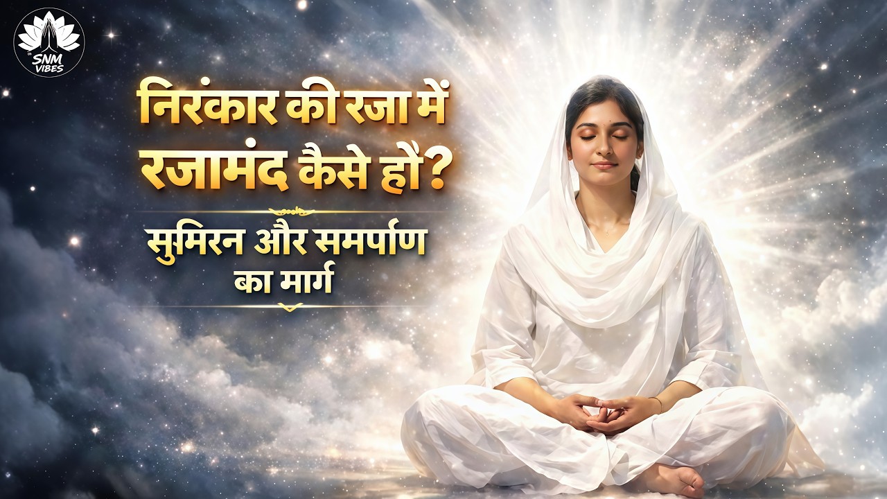 निरंकार की रजा में रजामंद कैसे हो? | Nirankari Vichar | SNM VIBES 