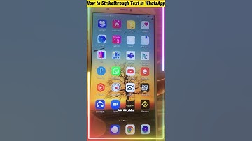 How to send Strikethrough Text Message | WhatsApp Tips and Tricks