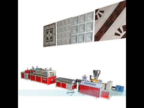 Pvc Ceiling Tile Machine For 2 By 2 Feet Ceiling Tile