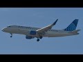 United Express (SkyWest) Embraer E175LL (Evo Blue Livery) Landing In Idaho Falls [N85376]