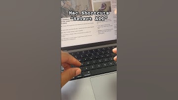 "Select All" Mac Keyboard Shortcut - How to