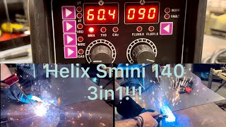 Νέα MIG  HELIX SMINI 140 3in1 !!! πλήρης παρουσίαση με κάθε λεπτομέρεια βήμα βήμα …
