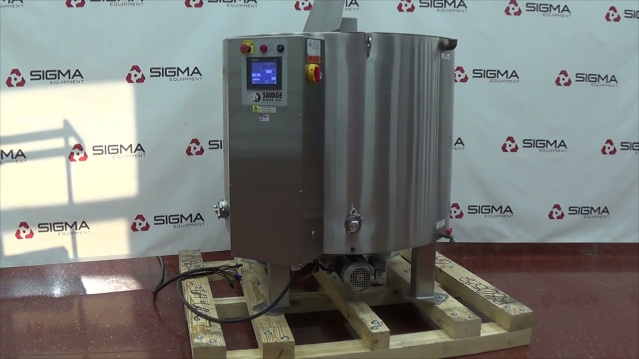 Savage Bros 2,000 Pound Stainless Chocolate Melter SIGMA Equipment