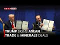 Trump Signs Trade and Minerals Deals with Cambodia and Thailand | ASEAN Summit Kuala Lumpur