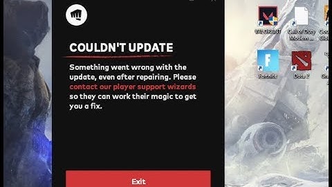 Valorant Couldnt Update Something went wrong with the update, even after repairing Fixed-Riot update