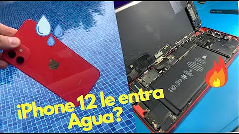 ¿Hasta qué punto es resistente al agua la ducha del iPhone 12?