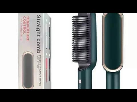 How to use straight comb for natural hair - YouTube