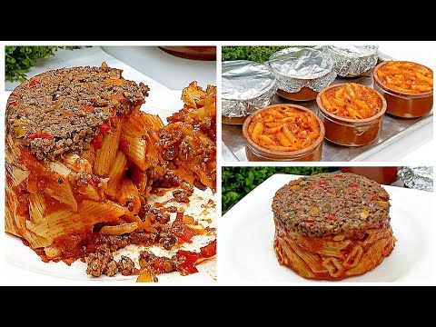طواجن المكرونه باللحمه المفرومه على طريقة المحلات جربيها بالطريقة دي هتنبهري بالنتيجه