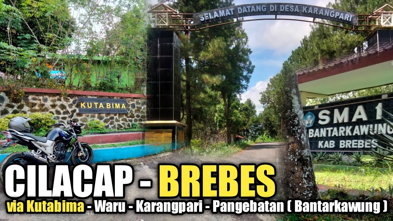 Suasana dan Kondisi Jalan Lintas Kutabima Cimanggu Cilacap ke Brebes via Karangpari Bantarkawung