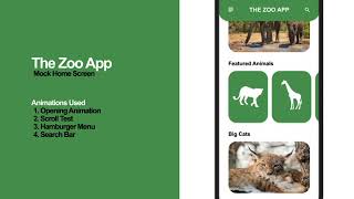 UI Motion Design - Zoo App screenshot 5