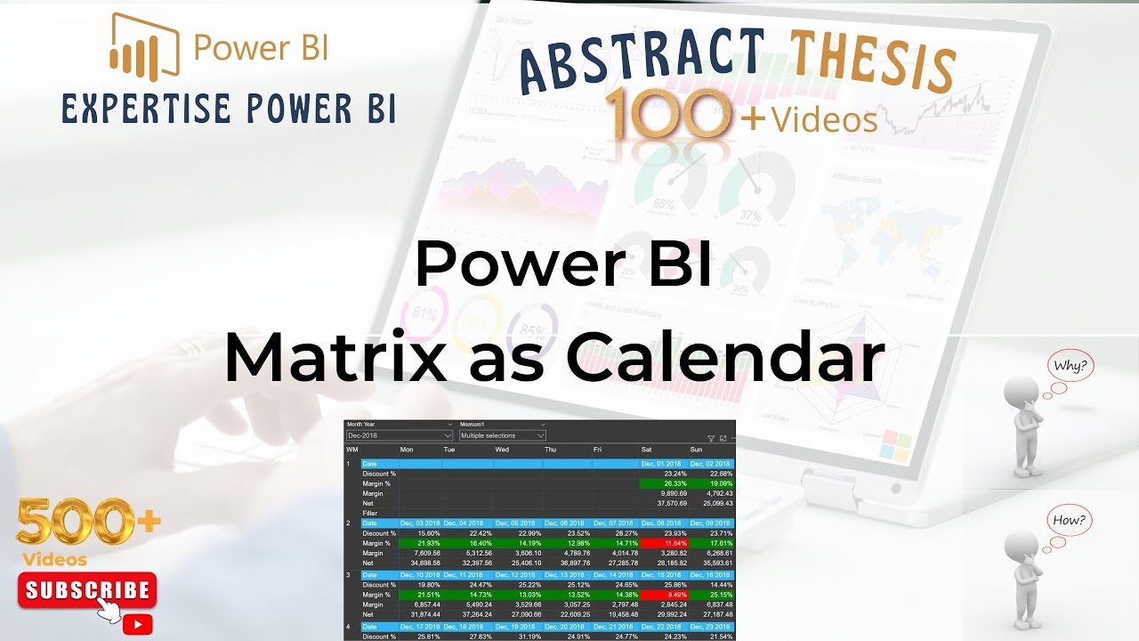 Power bi календарь