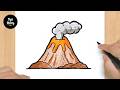#981 How to Draw a Volcano - Easy Drawing Tutorial