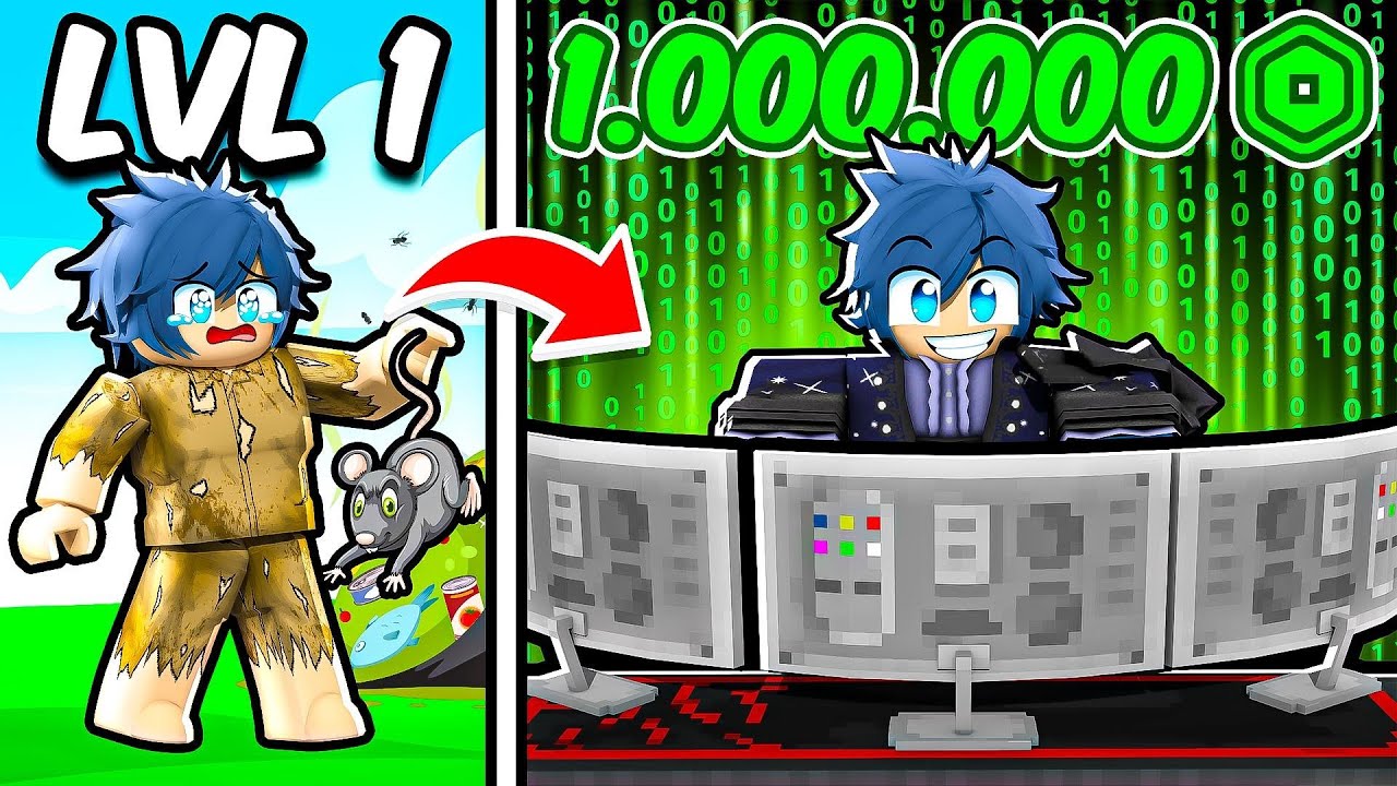 DA POVERO A 1.000.000 DI ROBUX SU ROBLOX!