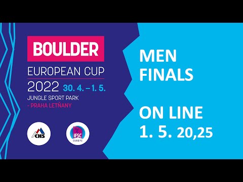 Boulder European Cup 2022 - men finals