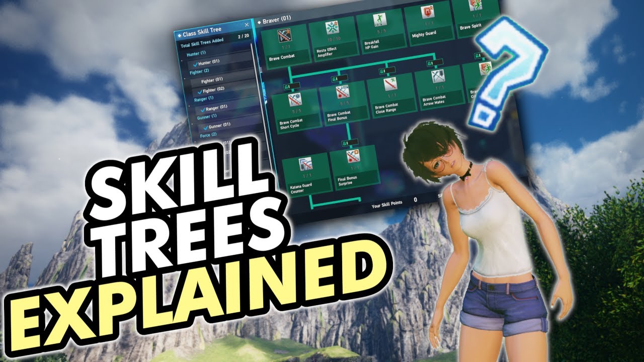 PSO2 NGS Class Skill Tree Guide YouTube PSO2 NGS Class Skill Tree Guide YouTube