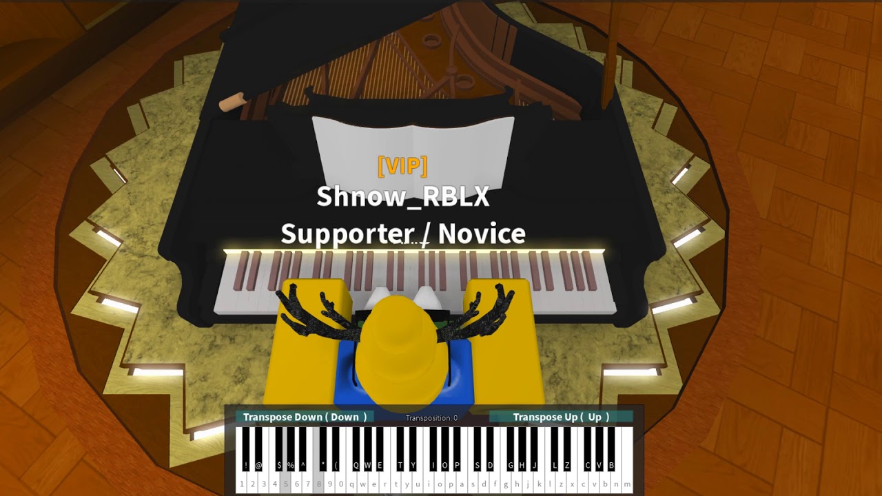 Roblox Piano Sheets Canon In C