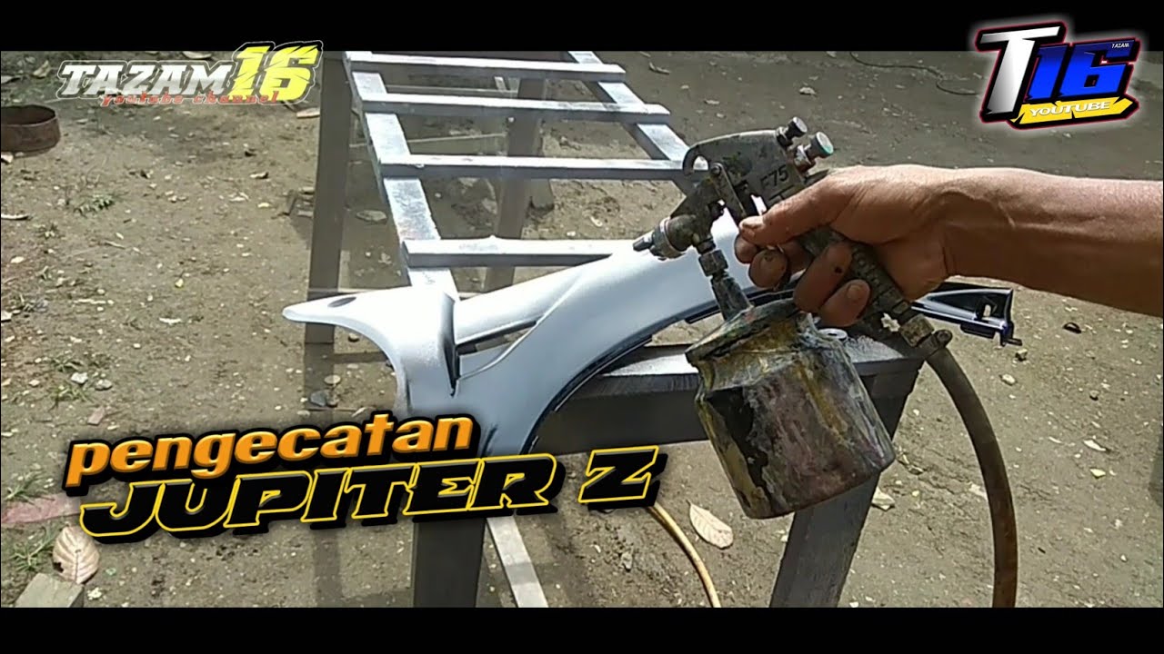 Pengecatan motor jupiter z YouTube