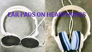 [Handmade] How to make Ear Pads on Headphones  Miếng Đệm Cho Headphones