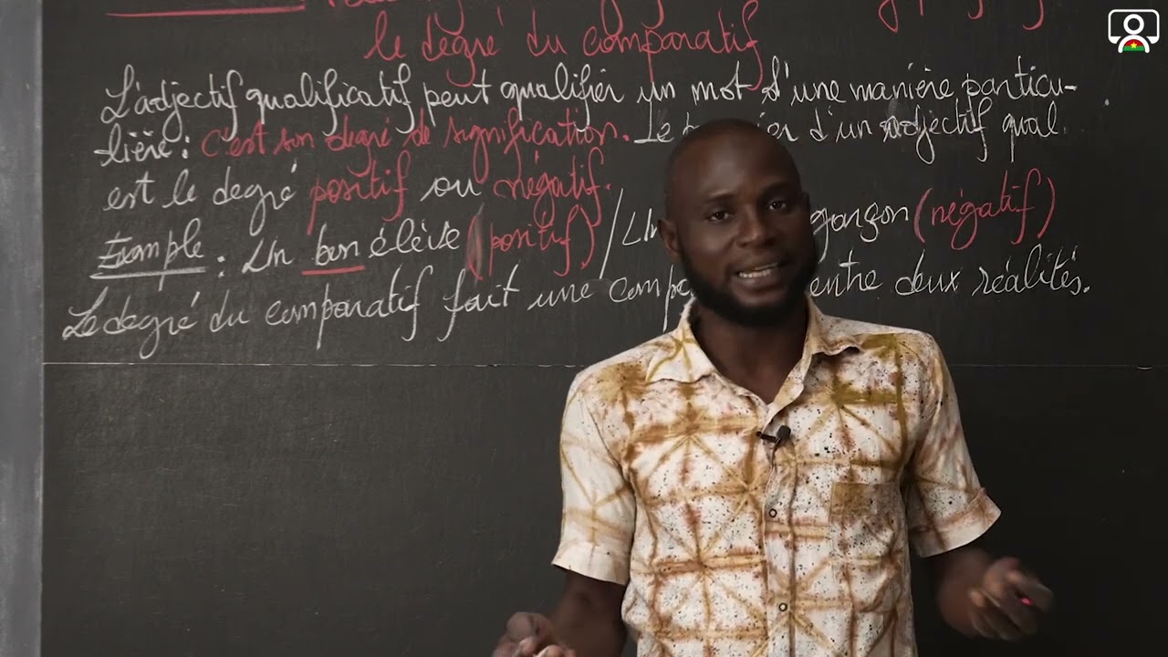Cours - 4e - Français - Grammaire : Les degrés de signification de l'adjectif 1/2
