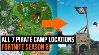 All 7 Pirate Camp Locations Fortnite Season 8 Week 1 Challenge Youtube Fortnite Pirate Places S8 Fortnite Pirate Places S8 All 7 Pirate Camp Locations Fortnite Season 8 Week 1 Challenge Youtube