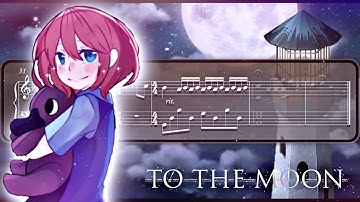 For River - To the Moon (Animated) (Easy Piano Tutorial)