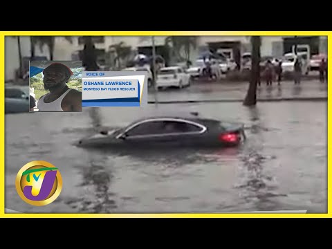 Montego Bay Flood Rescuer Oshane Lawrence  | TVJ All Angles