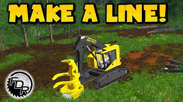 Line Bunching | Farming Simulator 2017 | Logging & Forestry #150