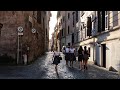 Rome Virtual Tour - From the Tiber Island to our favorite part of Trastevere - ITALY. Slow TV 4K HDR
