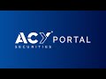 Acy portal cash management  wit.rawal crypto