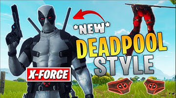 How to get GREY DEADPOOL STYLE SKIN (XFORCE DEADPOOL) - Deadpool Week 9 Challenges GUIDE & LOCATION