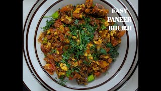 Quick & tasty paneer bhurji recipe- indian cottage cheese recipe