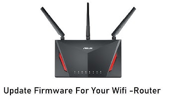 Upgrading the firmware for wifi router