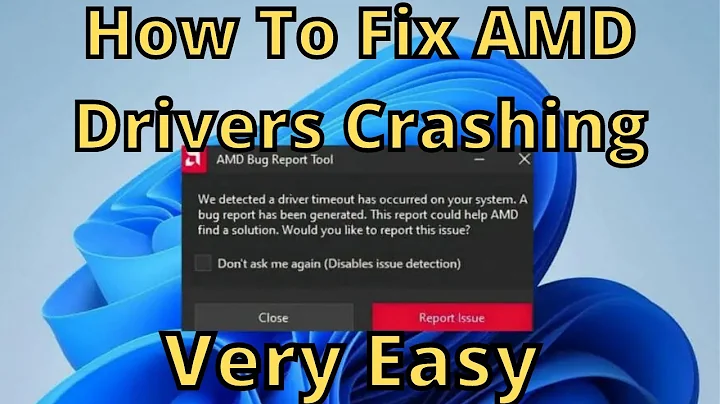 Fix for AMD Adrenaline Drivers Crashing