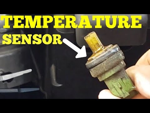 HOW TO REPLACE COOLANT TEMPERATURE SENSOR ON PEUGEOT 307