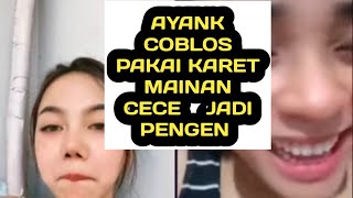 Ayank keeenakan coblos dua jari Bikin nagih#chelenge #hiburan  tiktok