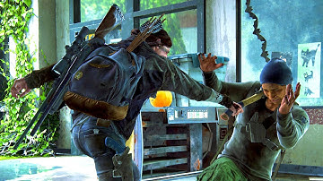 Last Of Us 2 Stealth And Combat - Eastbrook Elementary | PS5 4k HDR