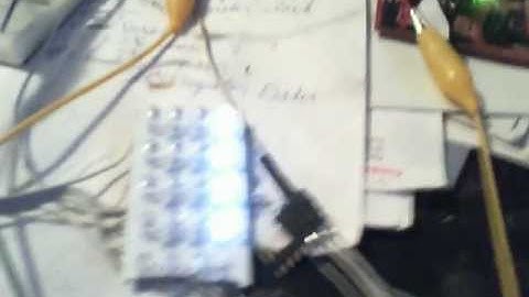 LED Display from Led Worklamp and MSP430 Launchpad. Part Two