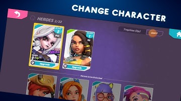 How to change character in T3 Arena
