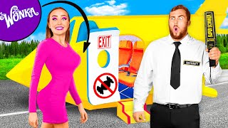 Wege, um Snacks im Flugzeug zu Verstecken | Lustige Situationen TeenTeam Challenge