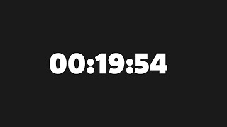 19 Minute 54 Second Timer - (1194/36,000)