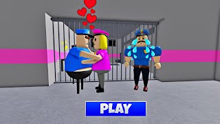 SECRET LOVE | BORRY FALL IN LOVE WITH POLICE GIRL? Obby Run #roblox