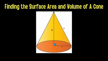 Finding the Surface Area and Volume of A Cone.