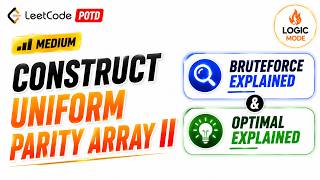LeetCode POTD 3876 | Construct Uniform Parity Array II | Simple Observation | C++