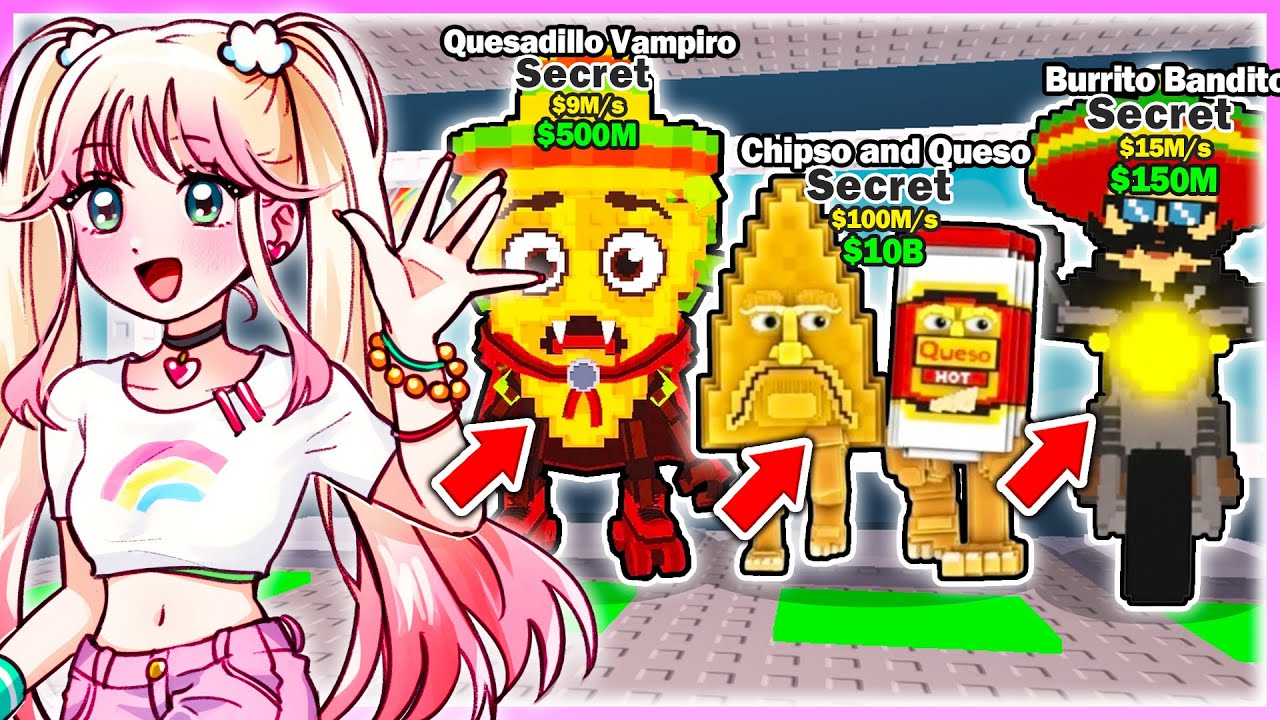 ?The rare characters you can get with the limited edition tacos 
