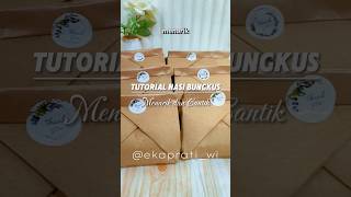 Tutorial Melipat Nasi Bungkus Cantik dan Menarik #lifehacks #tutorial Tutorial Melipat Nasi Bungkus Cantik dan Menarik #lifehacks #tutorial