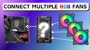 ⚡️ How to Connect Multiple RGB Fans to Motherboard ⚡️